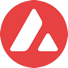 Avalanche AVAX token — handelbar auf Klang Zinsstein